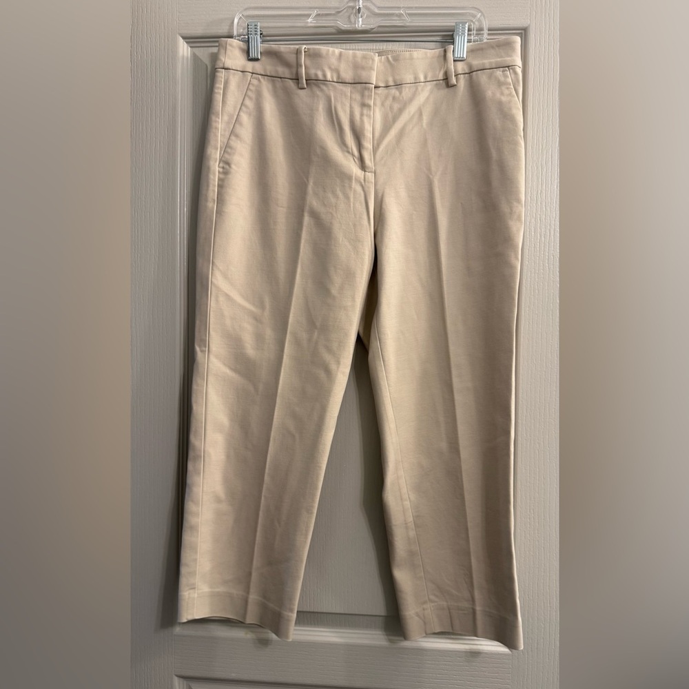 LOFT Beige Cropped Pants